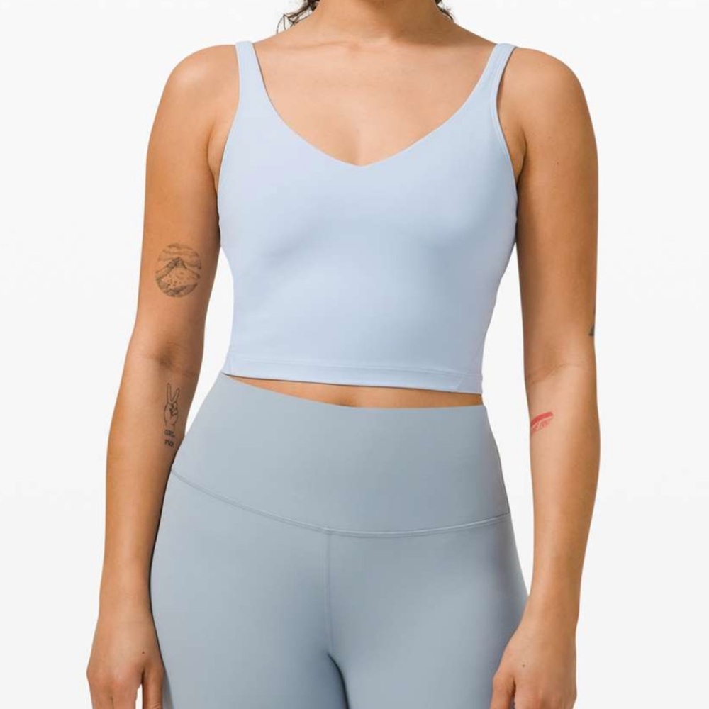 LULULEMON Align Tank Blue Linen sz 12